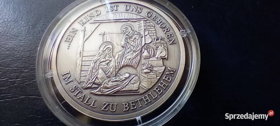 Stare monety Medal NarodzinyJezusa CHrystusa Lesko