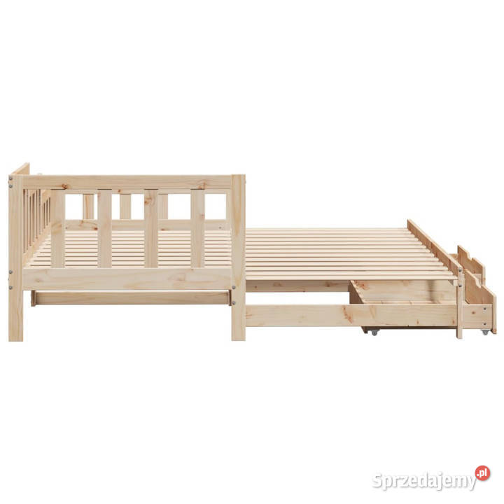 Sofa rozsuwana z szufladami bez materaca 90x190 Warszawa