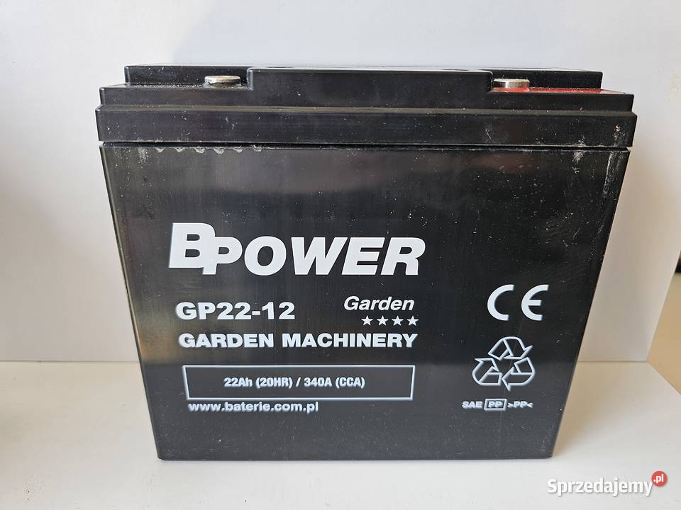 Akumulator Bpower GP2212 12V 22Ah 340A żelowy do Części i akcesoria sprzedam