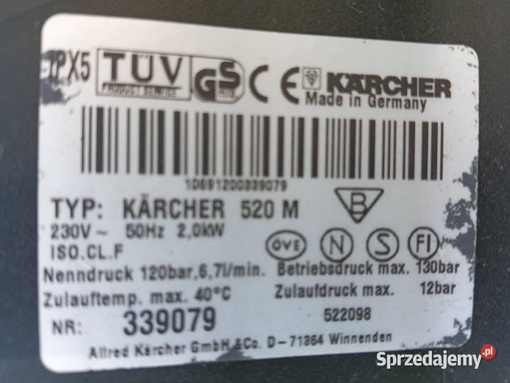Myjka Karcher K 520 M Super stan Gwarancja Radom