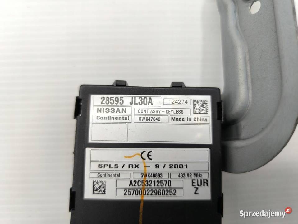 STEROWNIK KEYLESS FX II QX70 28595JL30A osobowe Komputery