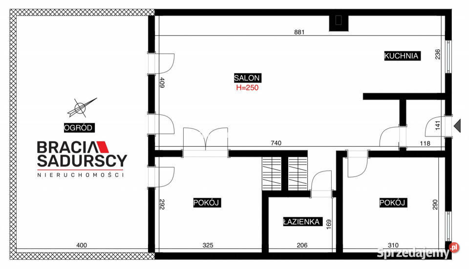 Mieszkanie 5882m2 3 pokoje Kraków Dobczycka