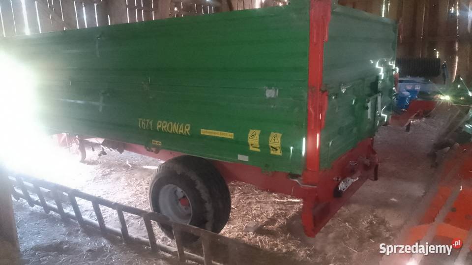 Przyczepa Pronar 5 ton jednoosiowa 2009 r Siedlce