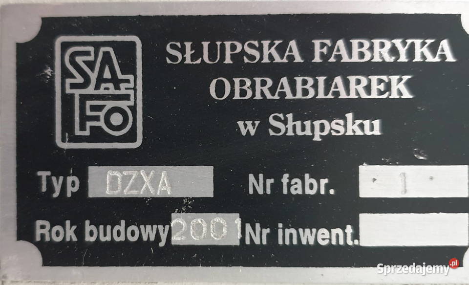 Szlifierka tarczową polskiej produkcji SAFO DZXA