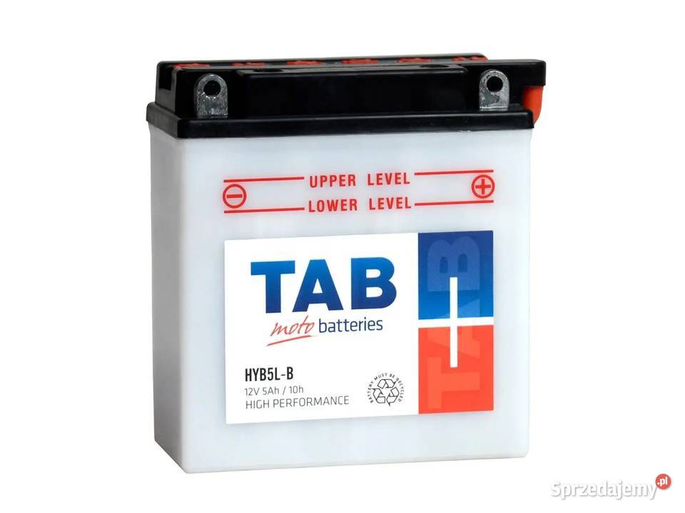 Akumulator motocyklowy TAB YB5LB HYB5LB 12V 5Ah mazowieckie Radom