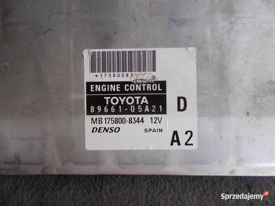 toyota AVENSIS T25 22 d4d komputer sterownik Zamość