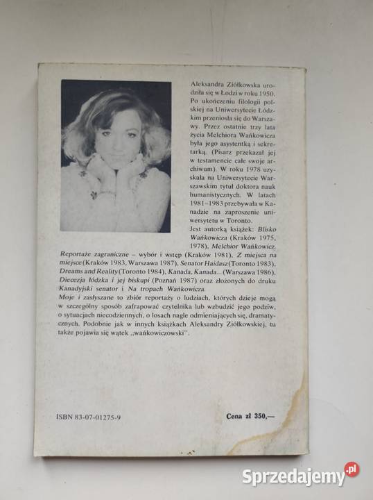 Aleksandra Ziółkowska Boehm Moje i zasłyszane ISBN 9788375527162 Kielce