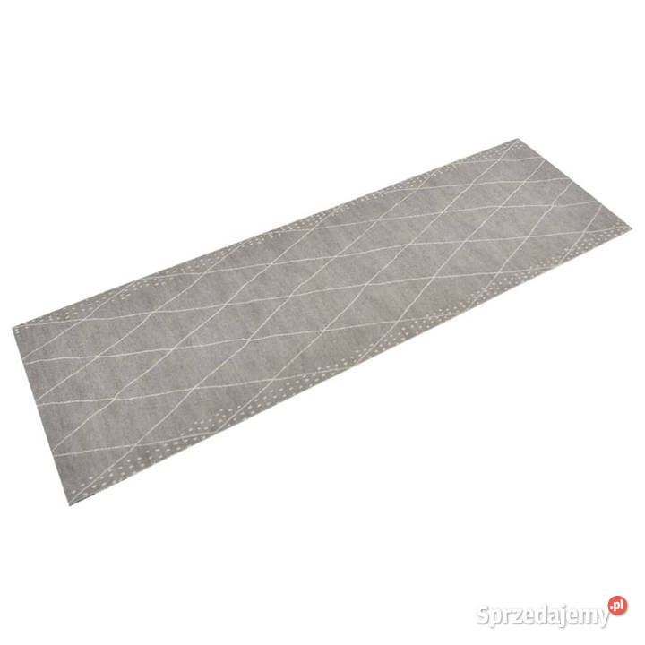 Dywanik kuchenny wzór w romby 60x180 aksamitny Warszawa