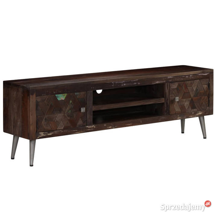 Szafka pod TV z drewna odzyskanego 140 x 30 x 45 mazowieckie Warszawa