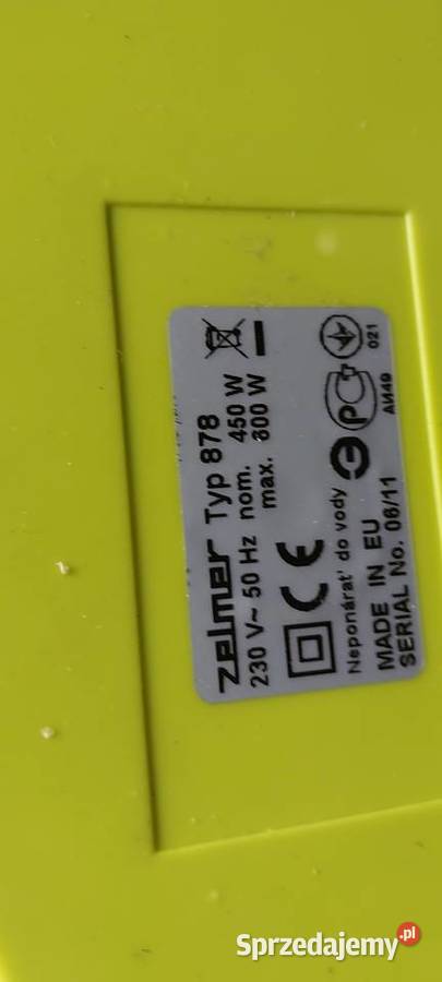 ZELMER typ 878