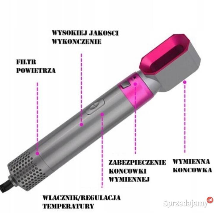 Suszarka do włosów 5w1 Wielofunkcyjna lokówka śląskie Mikołów