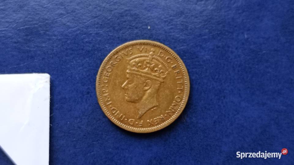 Sttare monety 1 szyling 1943 Brytyjska Afryka Lesko