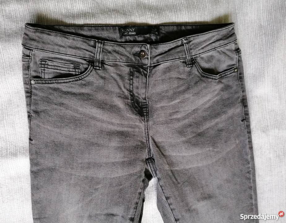 SPODNIE JEANSOWE SKINNY NEXT R16 44JASNOSZARE Rozmiar 44(XXL)
