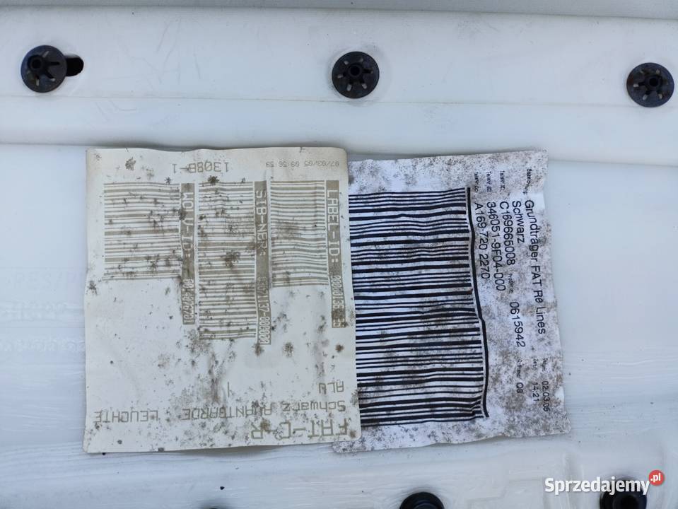 MERCEDES AKLASA W169 0412 tapicerka boczek drzwi Zduńska Wola