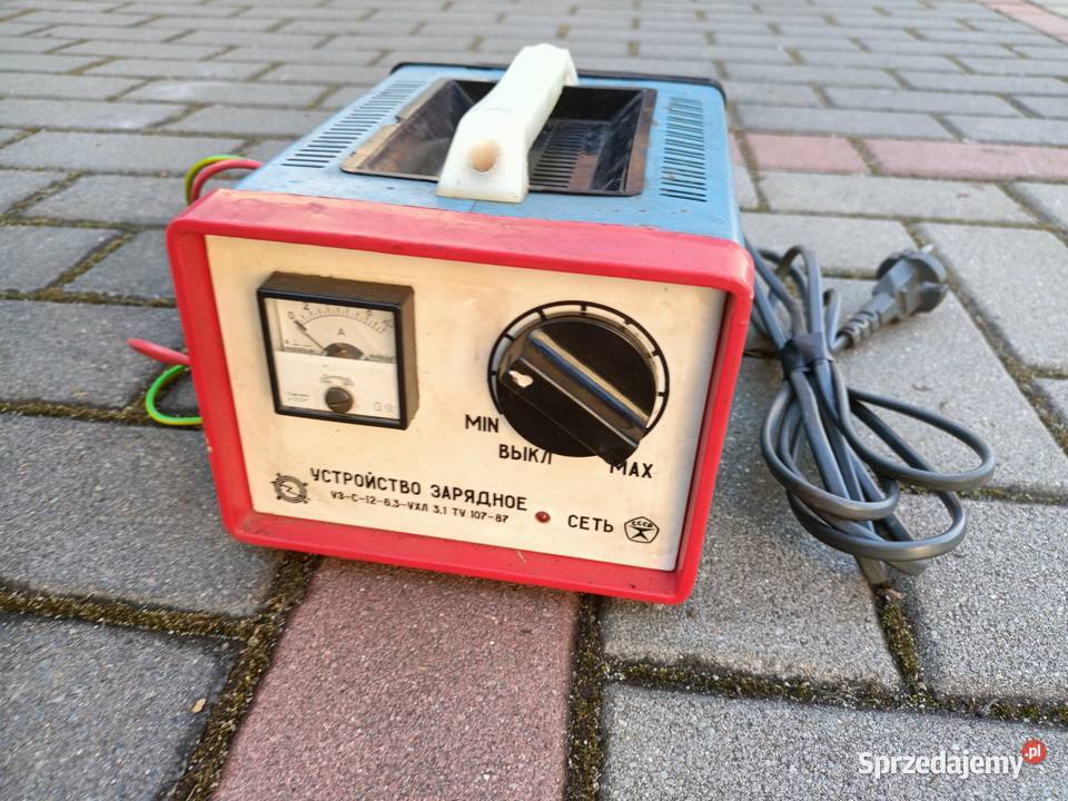 Prostownik ruski 12 v 10 ah śląskie Dąbrowa Górnicza