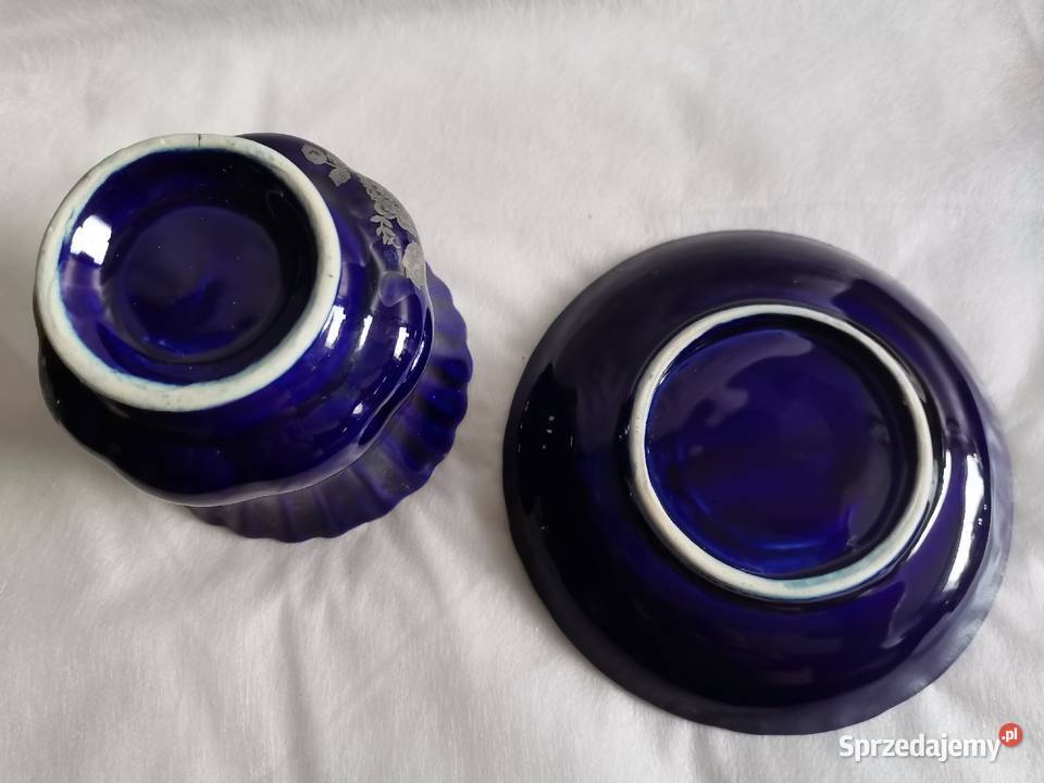 Stara filiżanka porcelana kobaltowa Chodzież Katowice sprzedam