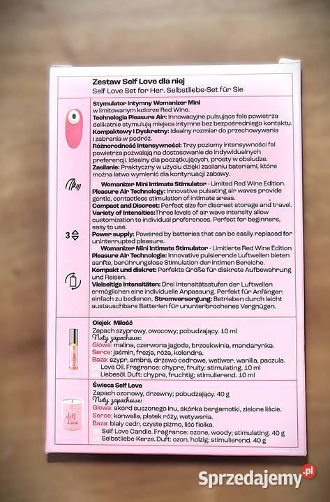 Zestaw Self Love Womanizer Mini With Sprzęt i urządzenia do masażu mazowieckie