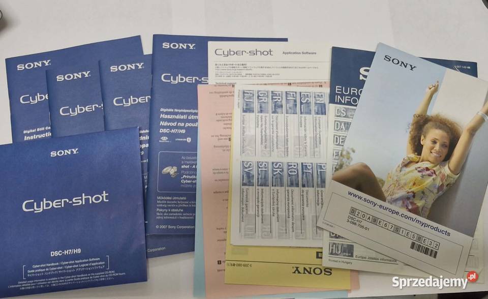 Aparat Sony DSCH7 Pudełko komplet Łódź