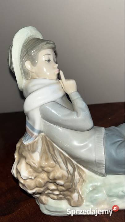 Figurka Lladro Chłopca z ptakiem Hand Made in