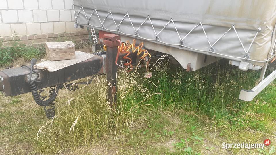 Laweta do słomy przyczepa kontener Piotrowice