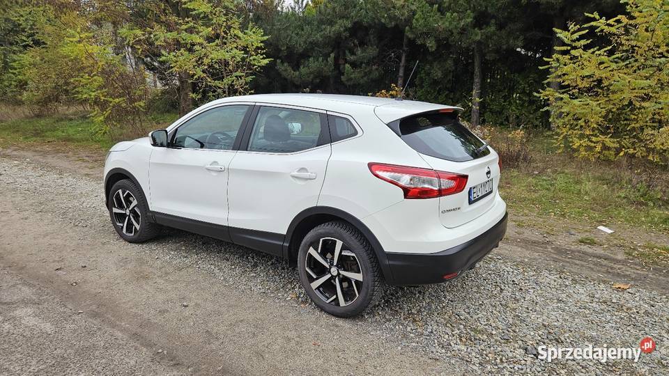 Sprzedam Nissan Qashqai II J11 12 115 85KW 2014r biały łódzkie Aleksandrów Łódzki