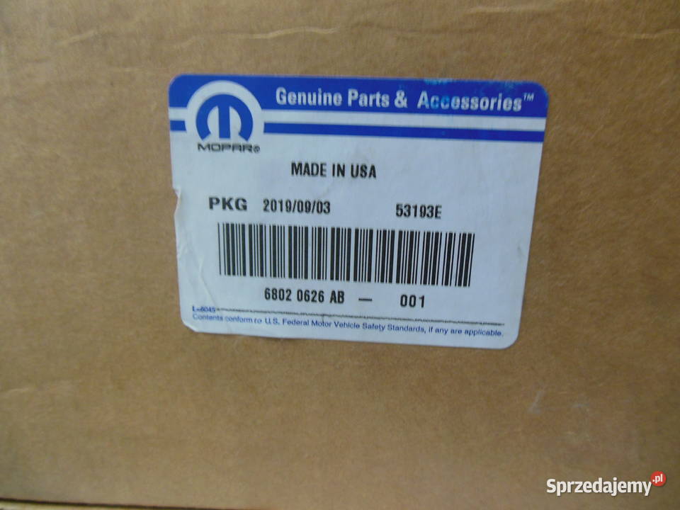 szczęki hamulcowe 68020626AB chrysler 300c osobowe śląskie Kozy
