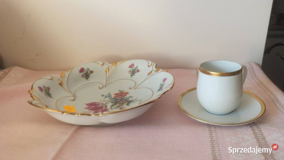 Patera z różowym tulipanem Ilmenau Made in Gdańsk