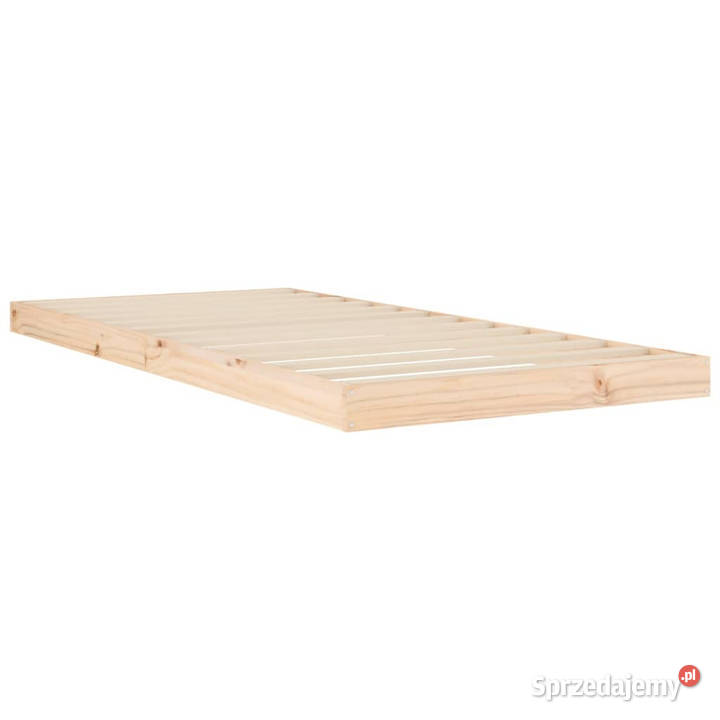Rama łóżka lite drewno sosnowe 90 x 200 WM823459 9cm mazowieckie Warszawa