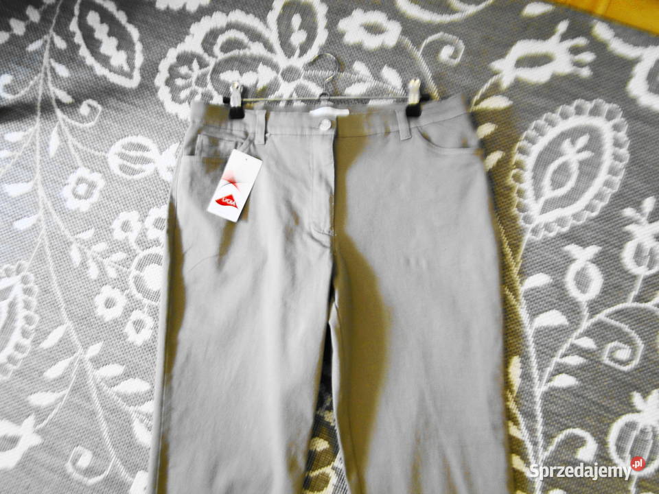 Nowe spodnie z metkami BonPrix beżowe 40 Warszawa sprzedam
