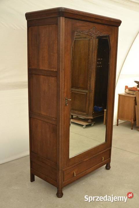 szafa bieliźniarka lustro secesja Poddębice