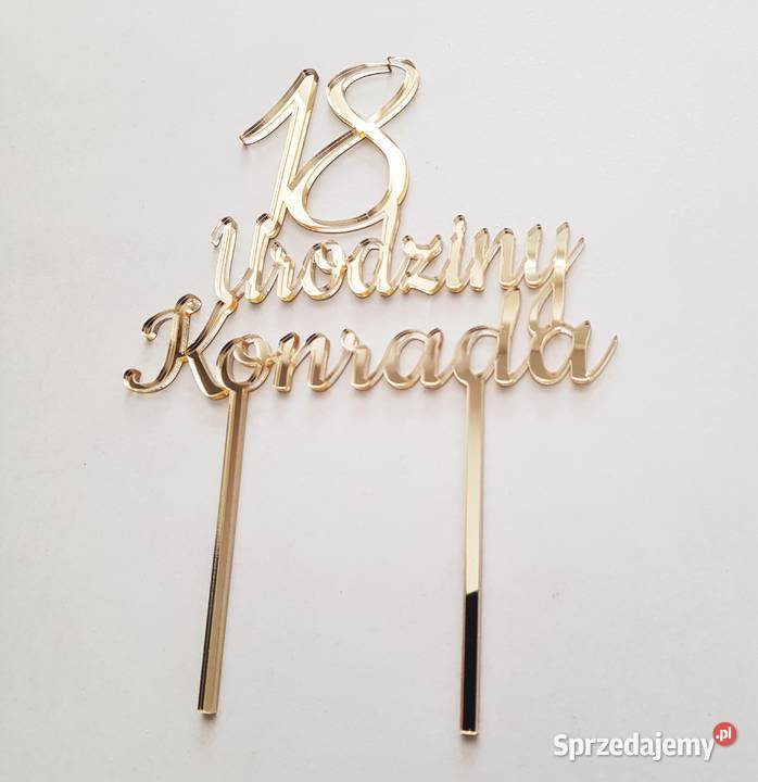 Topper na tort 18 urodziny Częstochowa