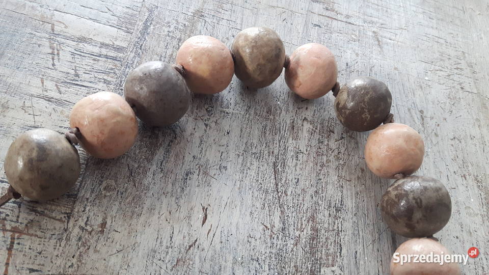 Naszyjnik ceramiczny ręcznie wykonany
