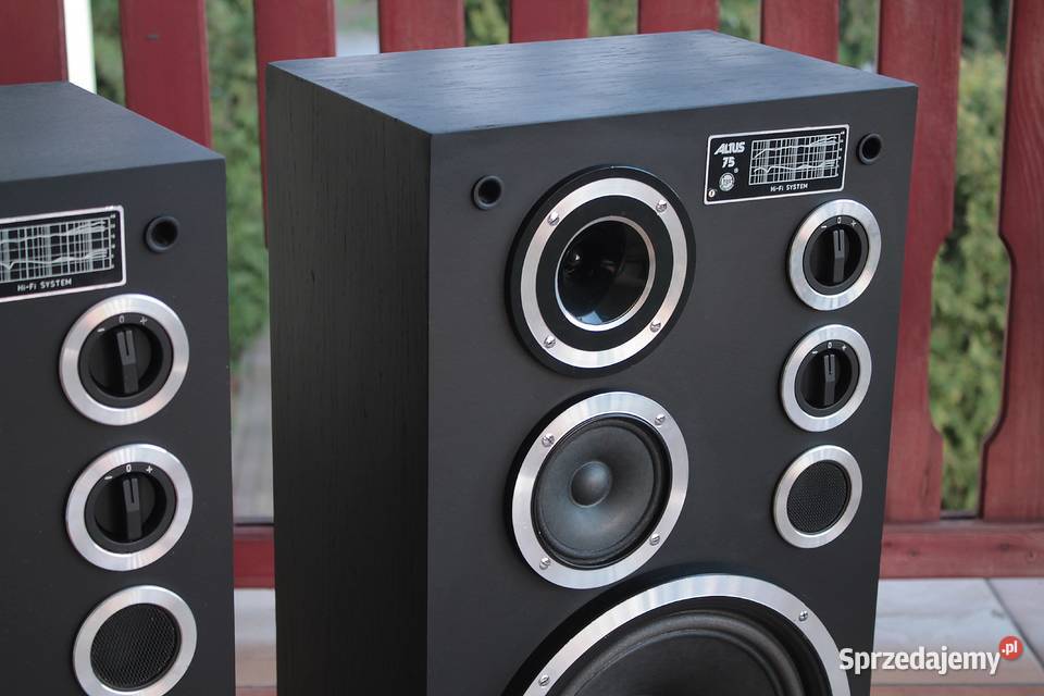 Kolumny Altus 75 klasyka czarny fornir stan Toruń