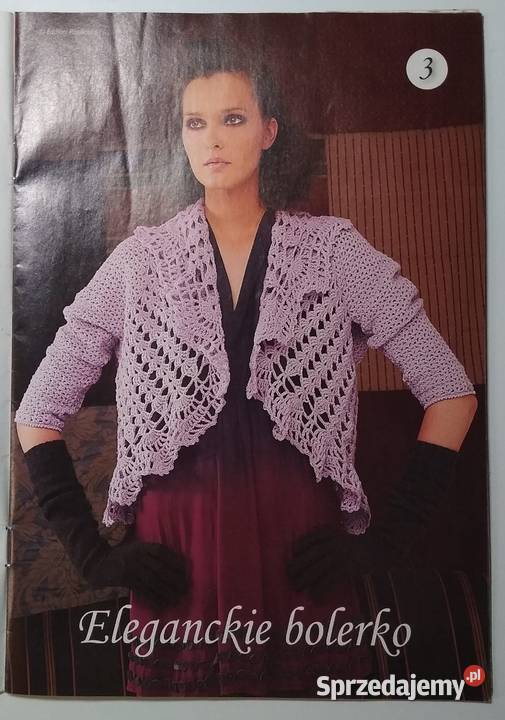 Dama w swetrze 9102010 szydełko druty sprzedam