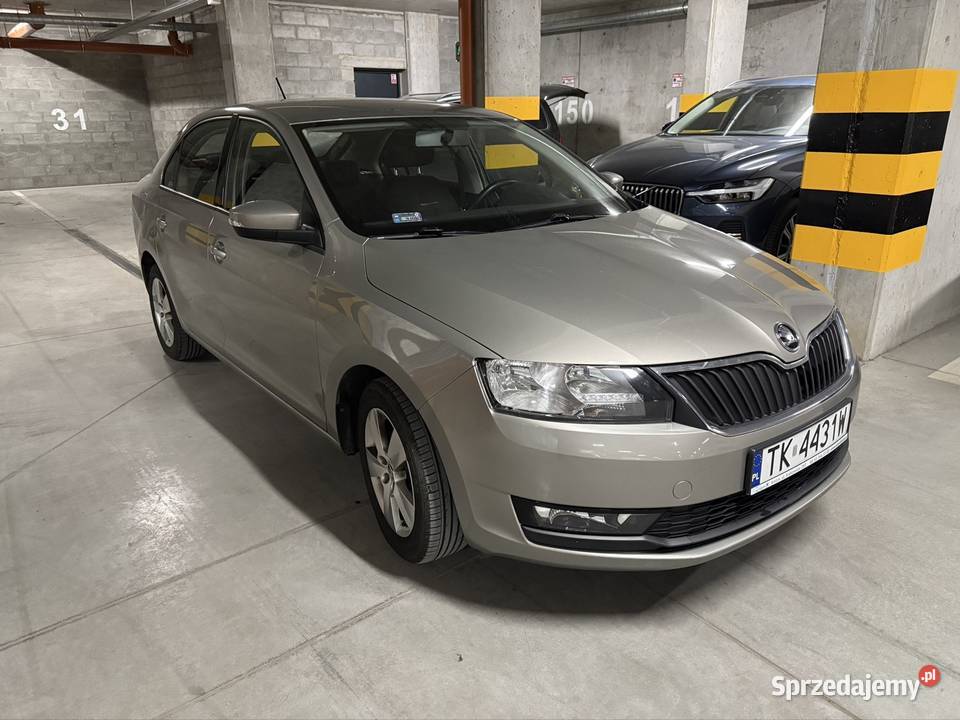 Skoda Rapid Salon Polska Niski przebieg czujnik zmierzchu Kielce