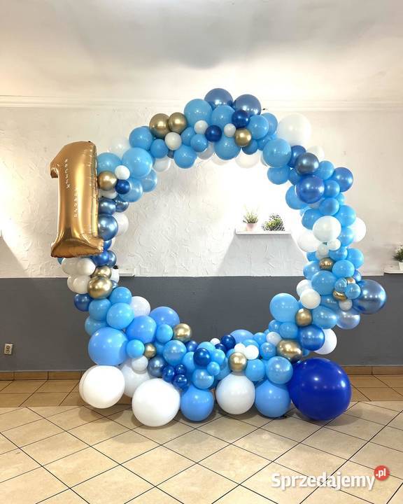 ścianka do zdjęć na roczek balony na roczek