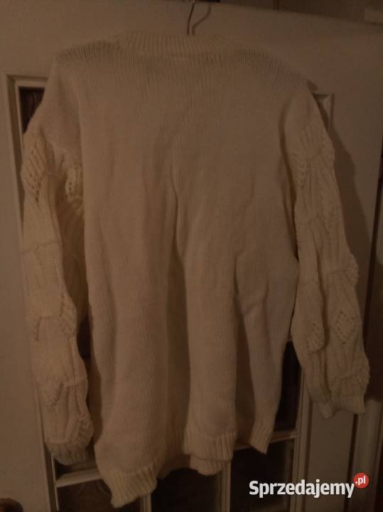 Sweter biały XXXL firmy queens Wkładane przez głowę  Warszawa