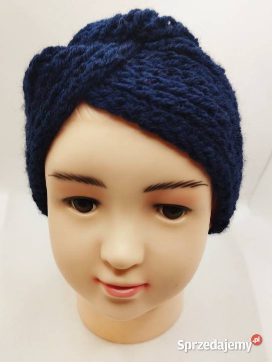 Damska opaska turban rękodzieło