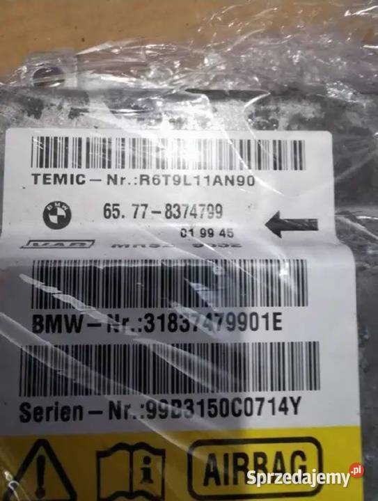 Moduł sensor airbag BMW E34 osobowe