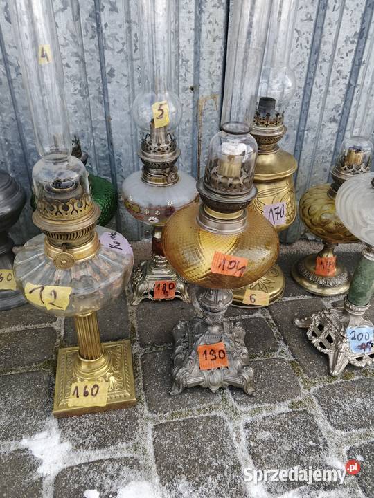 lampy naftowe z francji Fałków