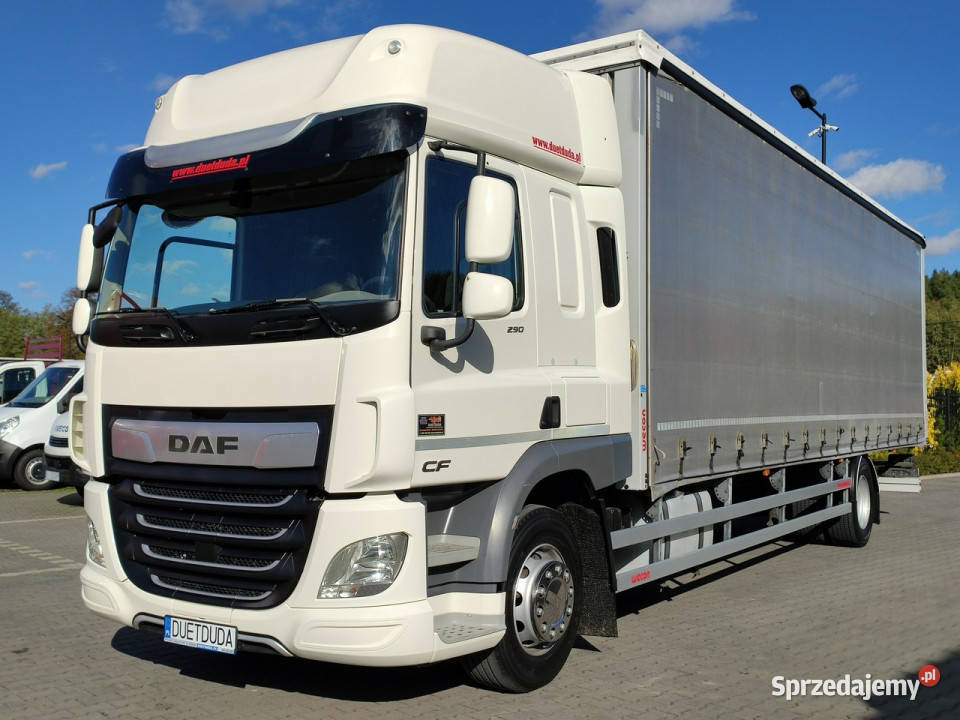 DAF CF 290 E6 Firana Tył Drzwi Dach Podnoszony serwisowany w ASO Widełki