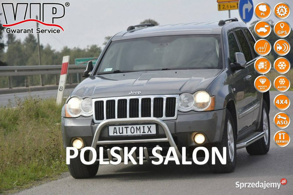Jeep Grand Cherokee 30CRDI Polski Salon 4x4 Zarejestrowany w Polsce Sędziszów Małopolski