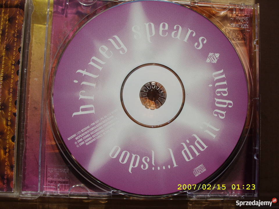 Pop CD BRTNEY SPEARS OOPS IDIT IT CD Wołów