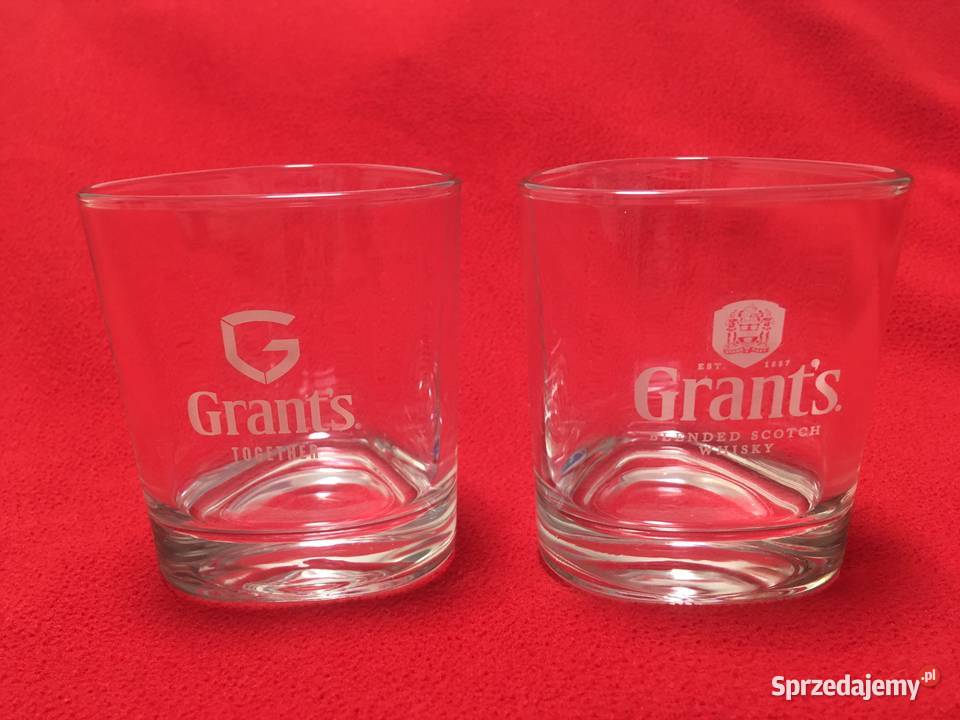 Szklanki Grants do whisky Antyki, Sztuka, Kolekcje zachodniopomorskie