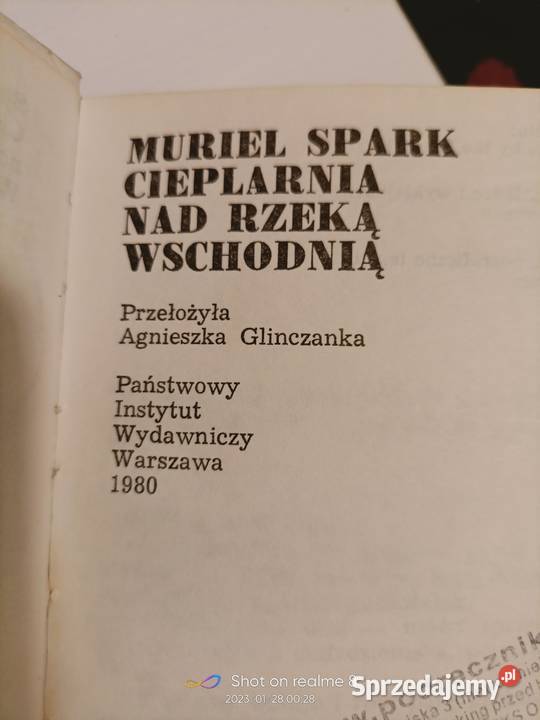 Spark Cieplarnia rzeką Wschodnią książki literatura piękna - proza zagraniczna Warszawa