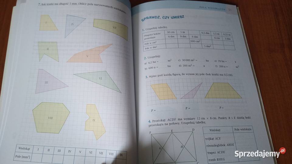 Matematyka z plusem 6 Zeszyt ćwiczeń Geometria pomorskie Gdańsk