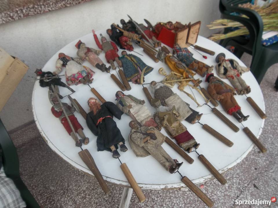 Stare przedwojenne kukiełki do szopki Nowy Sącz