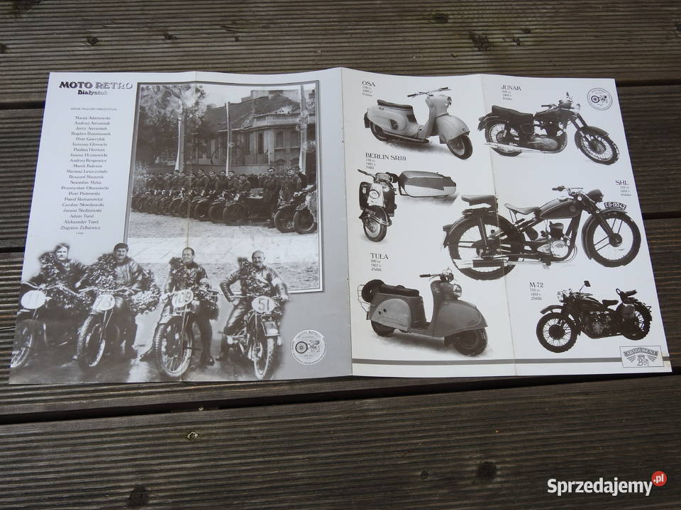 Wystawa Motocykli Białystok 1996 Prospekt Warszawa sprzedam