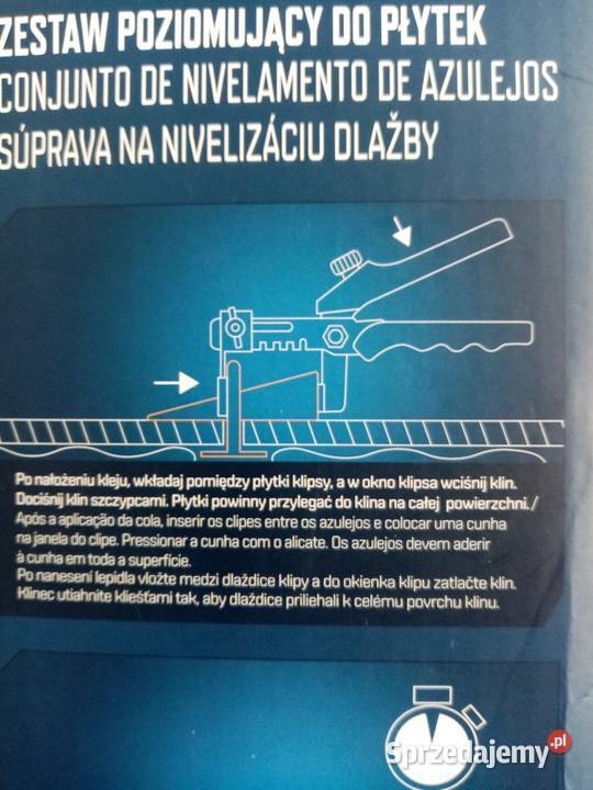 Zestaw do poziomowania płytek gresówSzczypce Pozostałe Wieliczka
