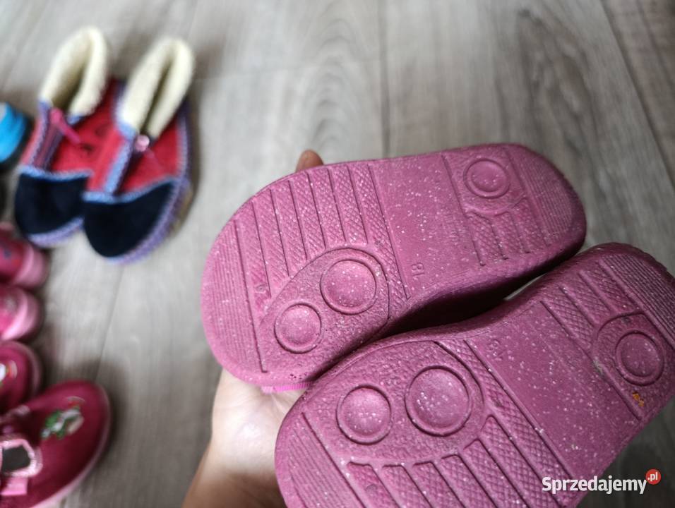 kapcie buty dziewczęce rozmiar 18 długość Pozostałe Dla Dziecka Poznań